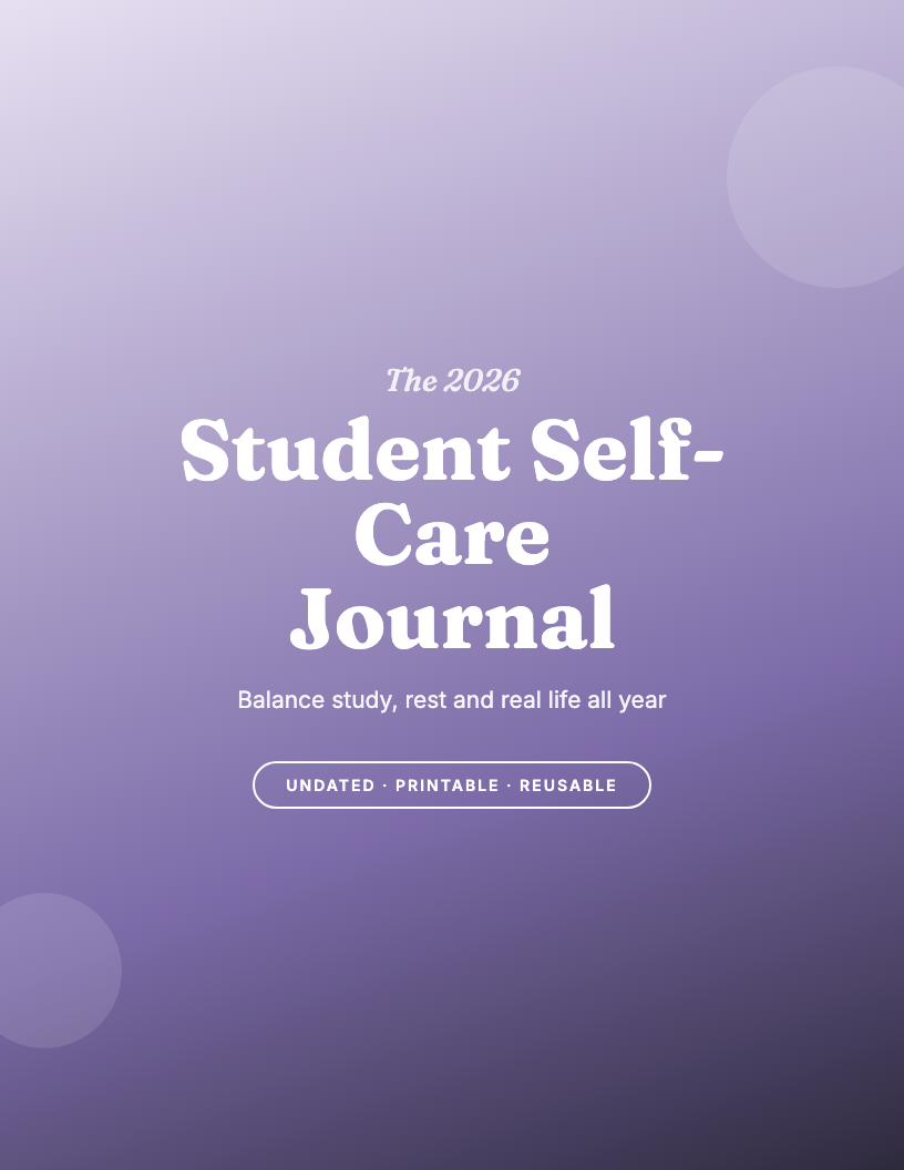 The 2026 Student Self-Care Journal