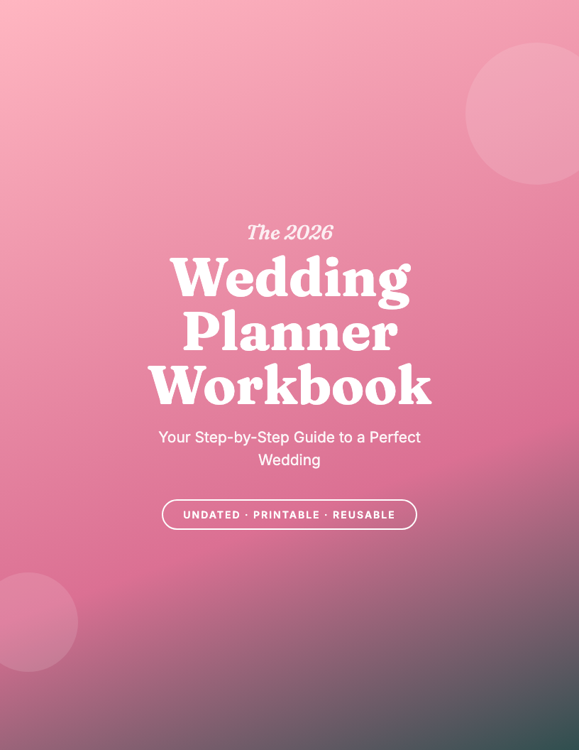 The 2026 Complete Wedding Planner Workbook