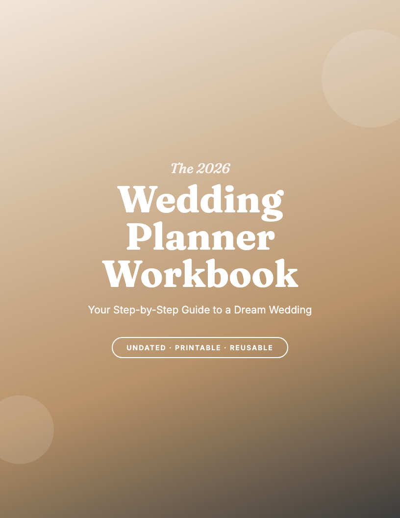 The 2026 Wedding Planner Workbook