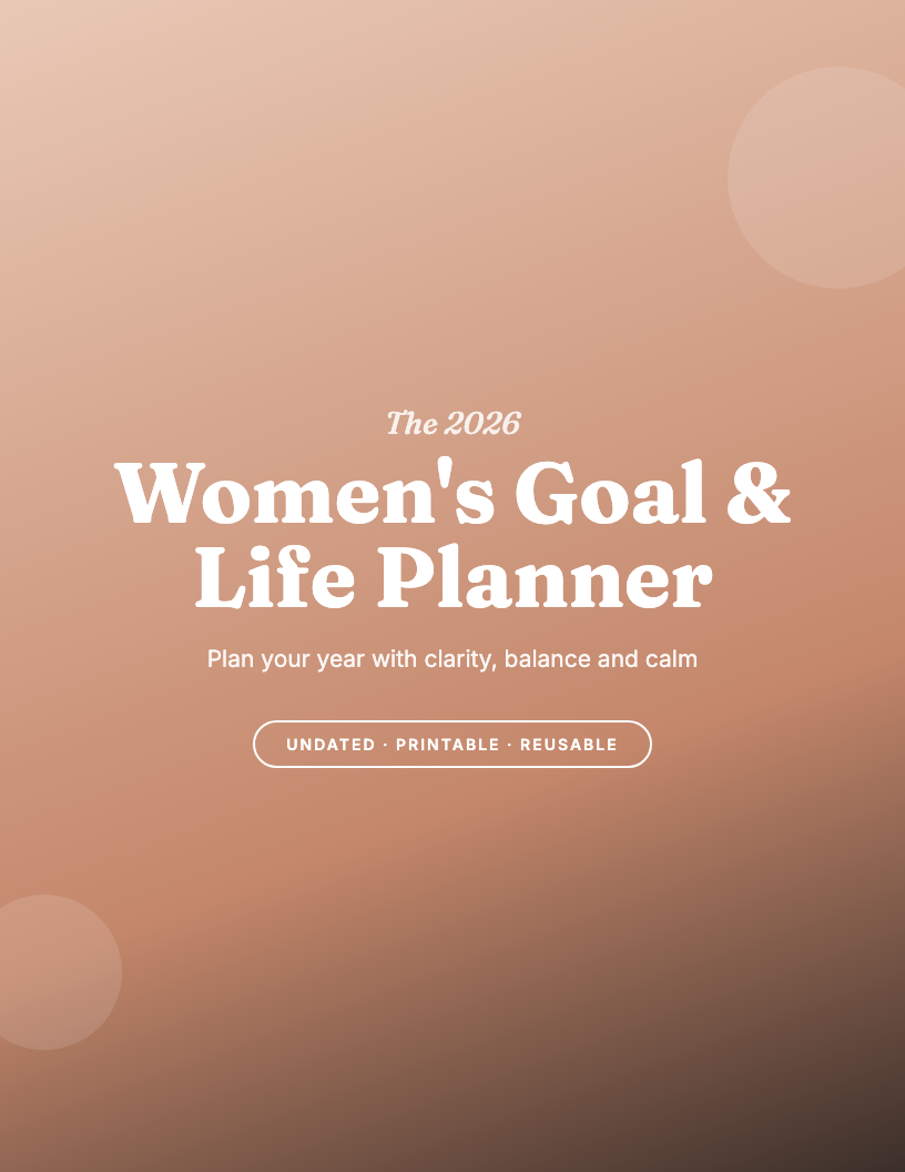 The 2026 Women's Goal & Life Planner