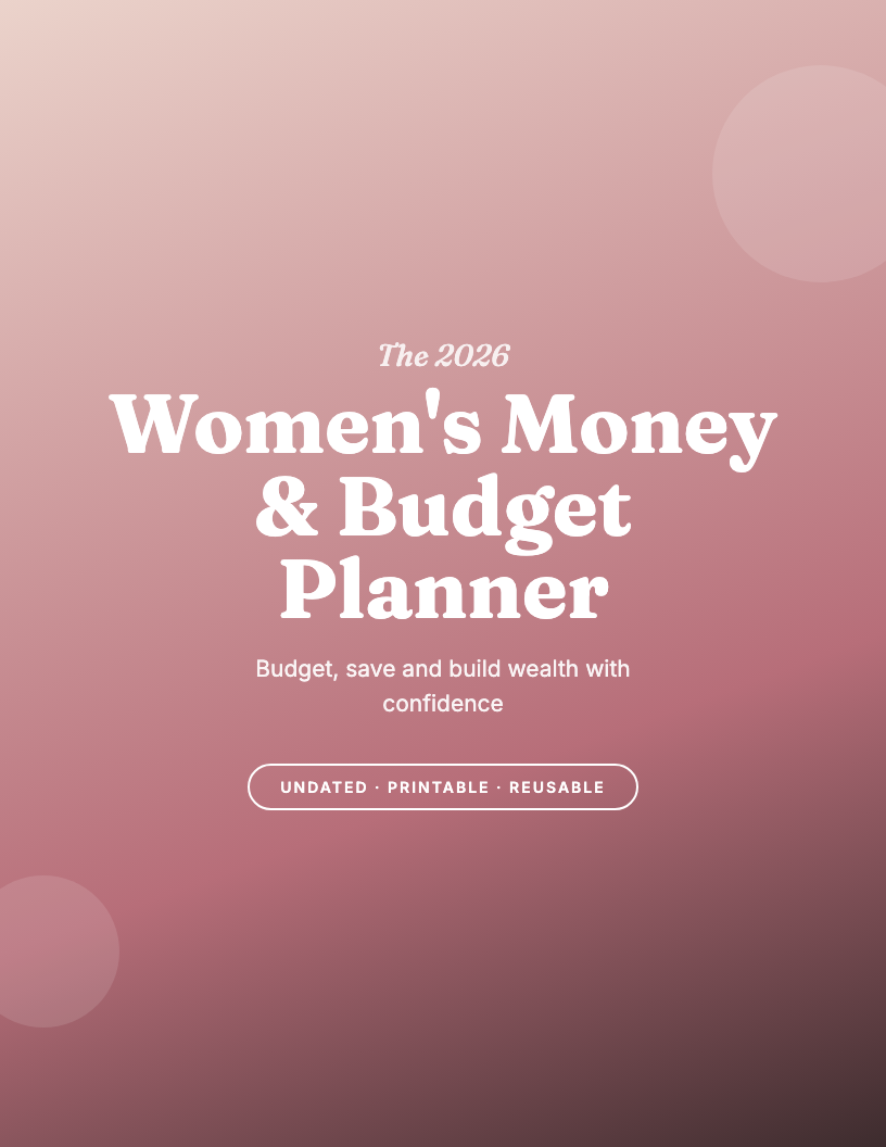 The 2026 Women's Money & Budget Planner