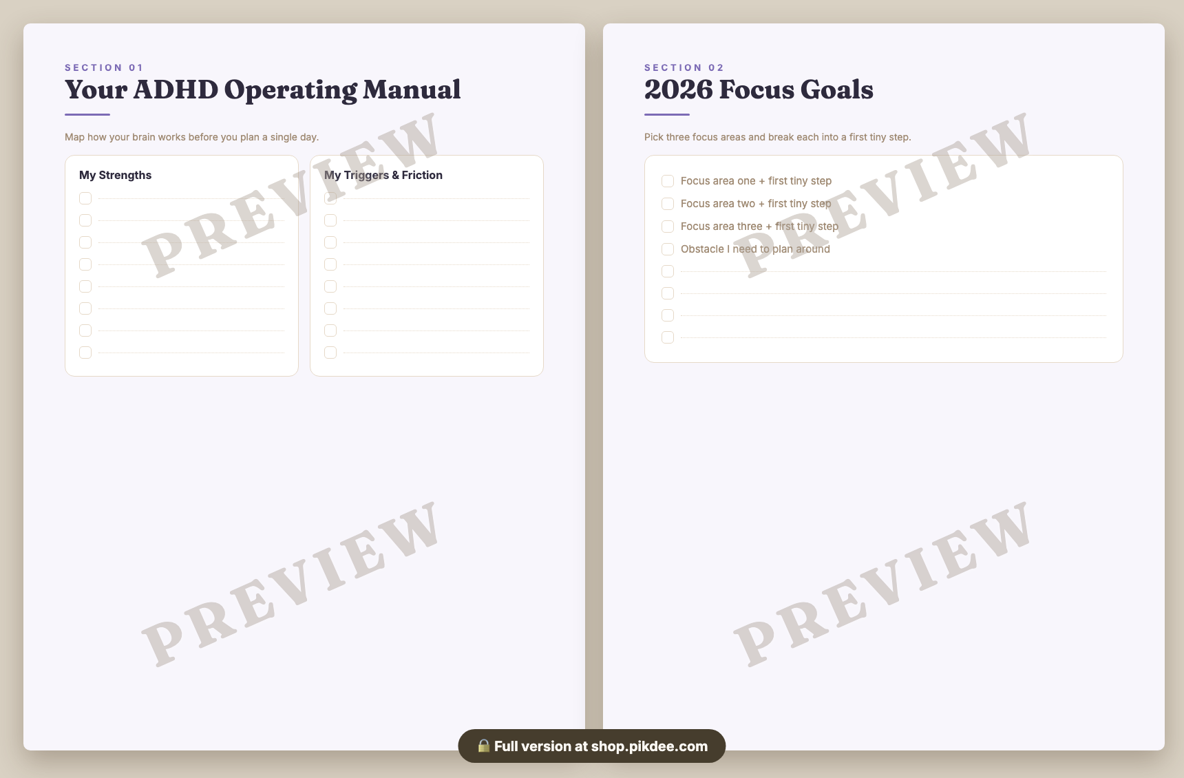 preview pages