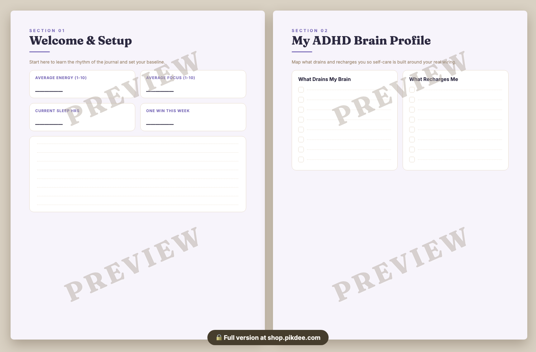 preview pages