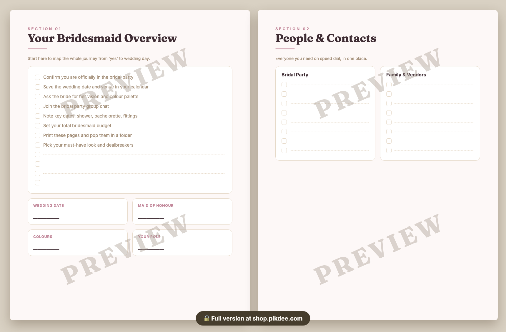 preview pages