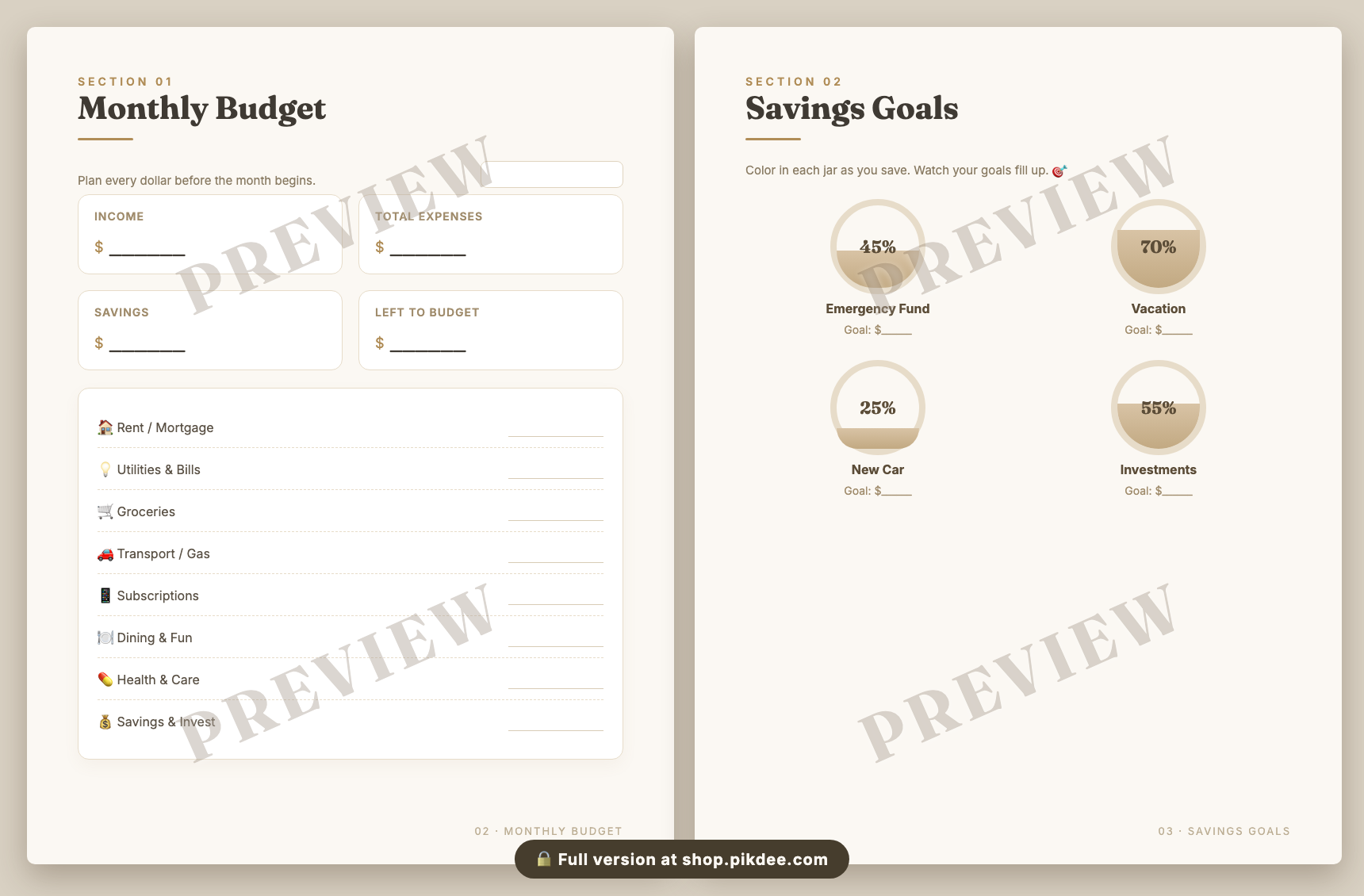 preview pages