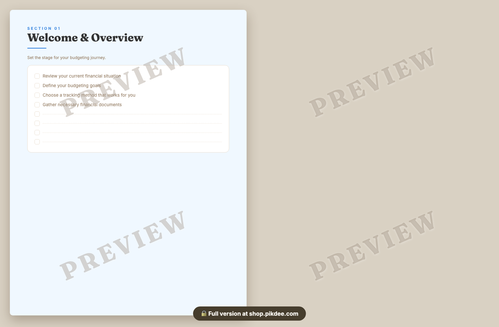 preview pages
