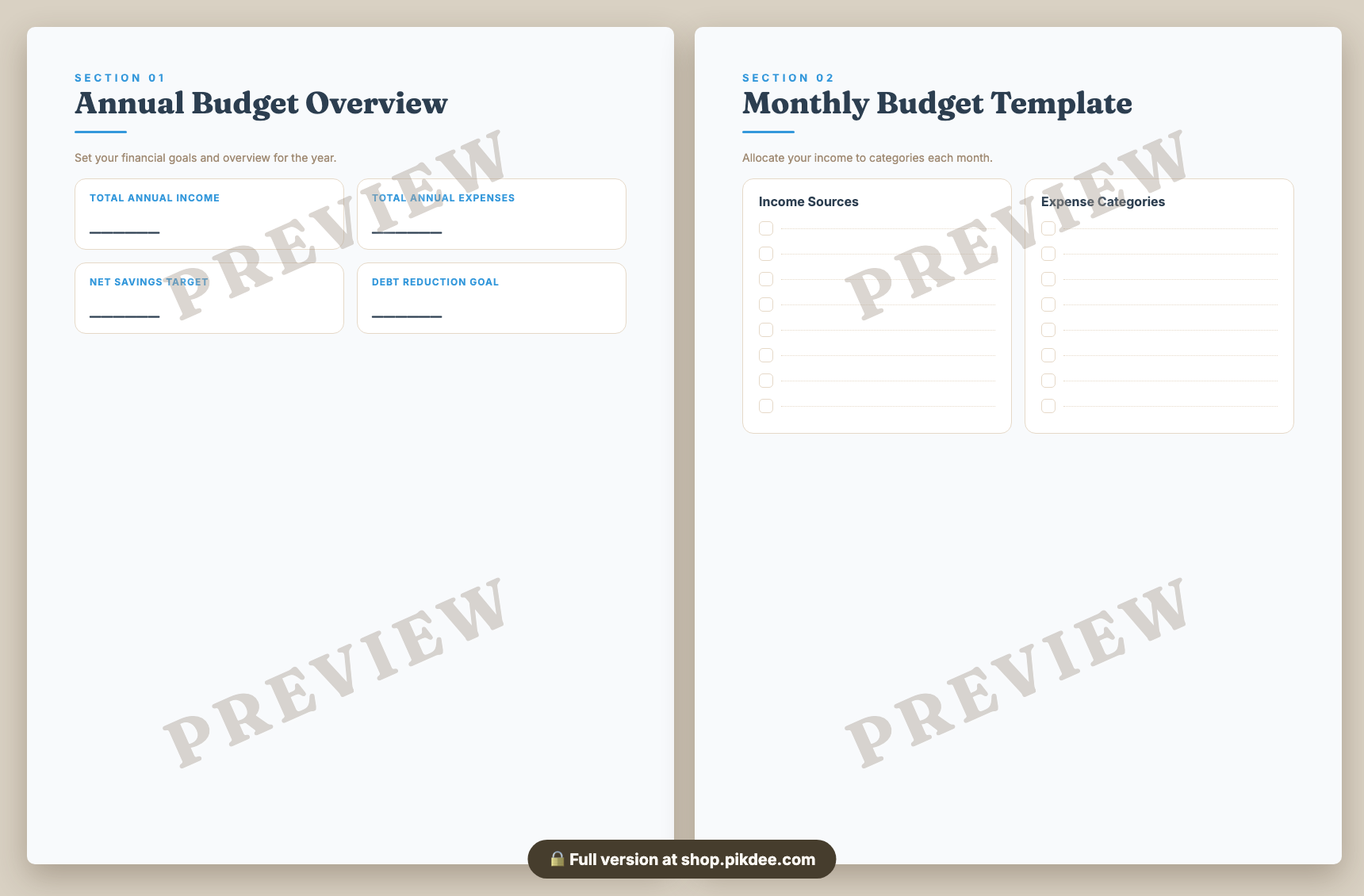 preview pages