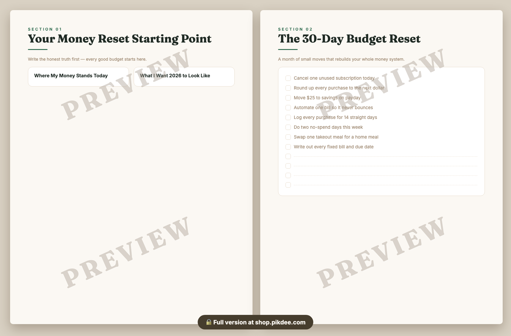 preview pages