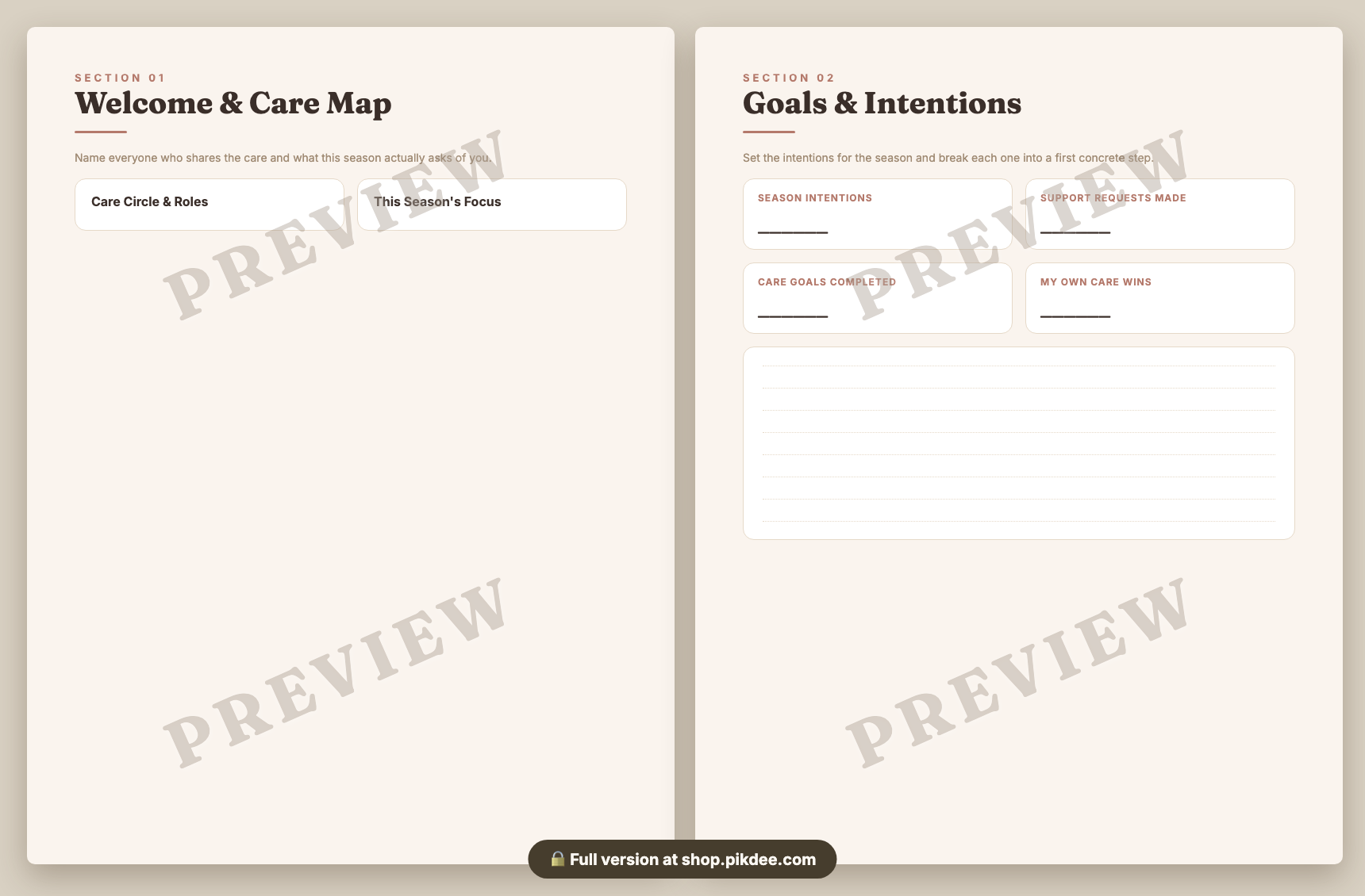 preview pages
