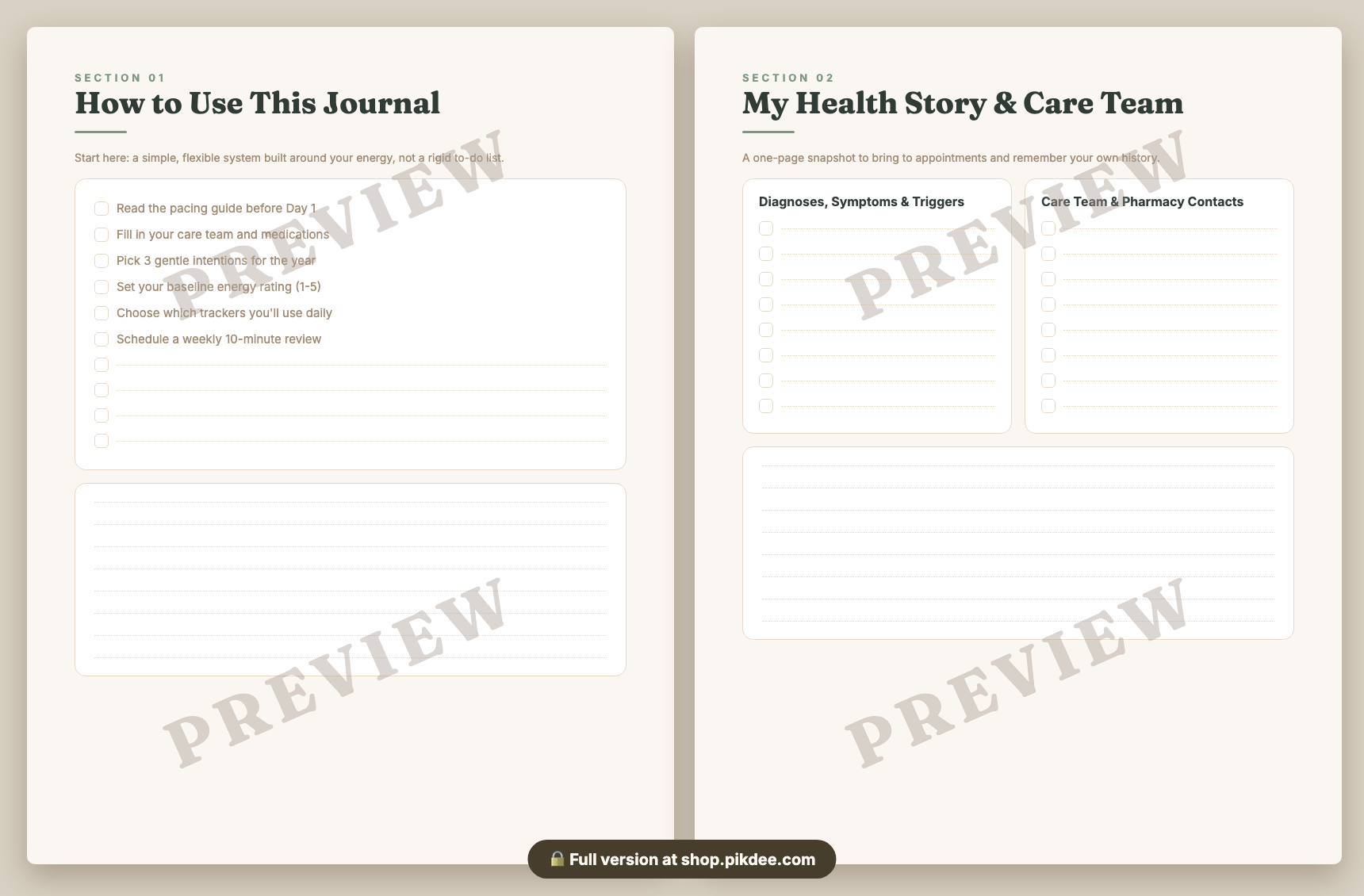 preview pages