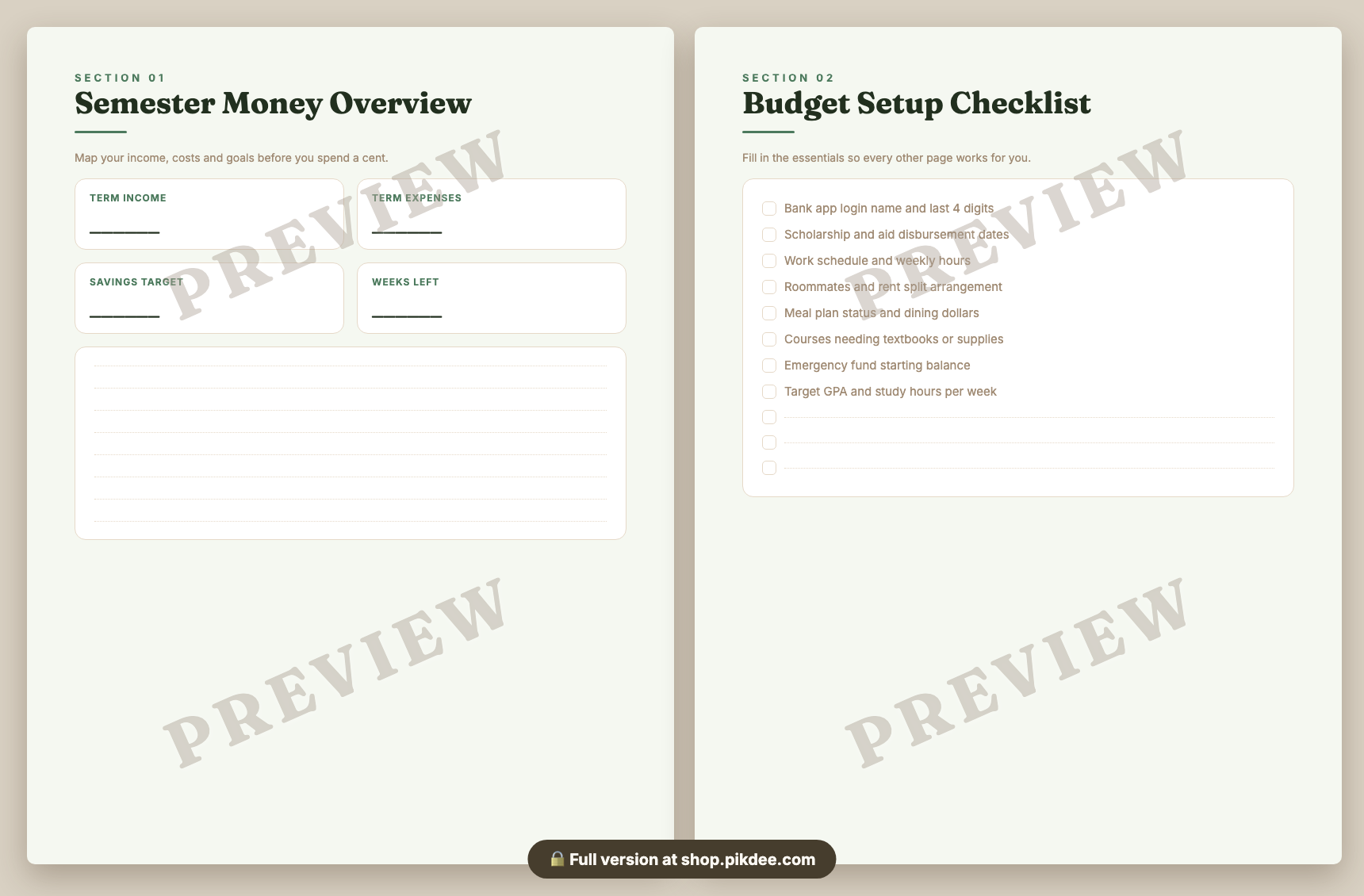 preview pages