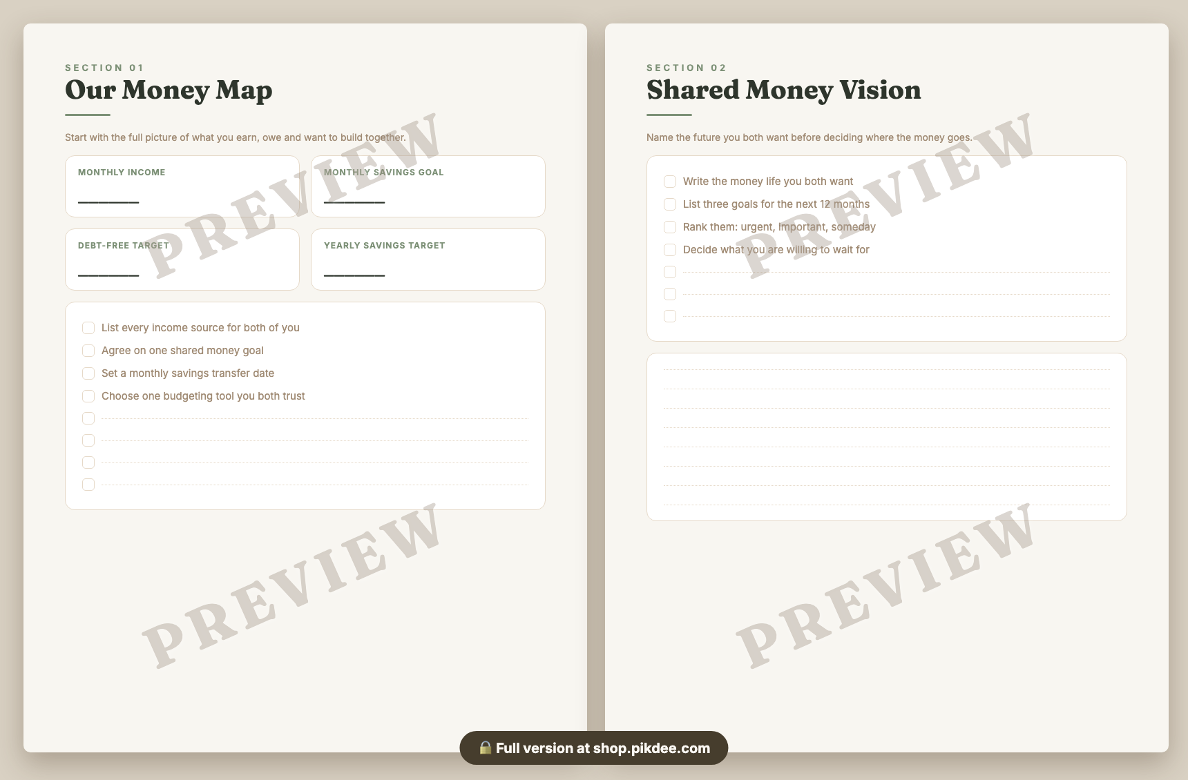 preview pages