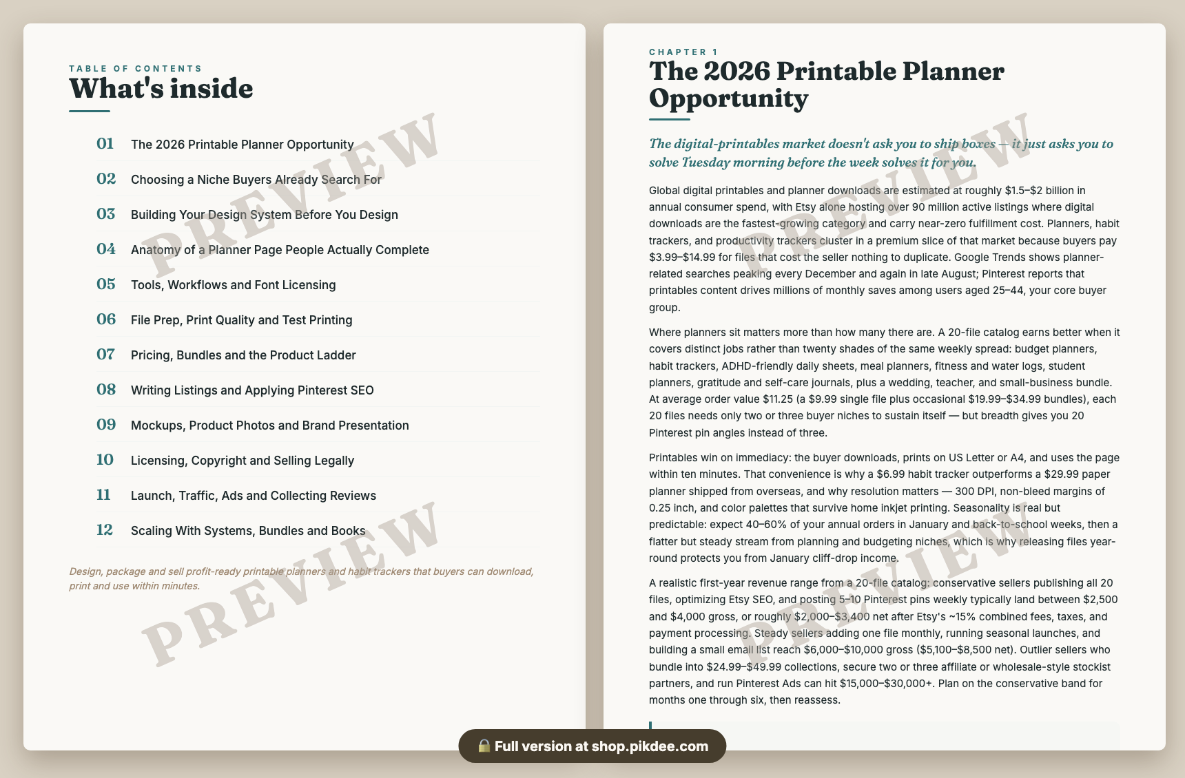 preview pages