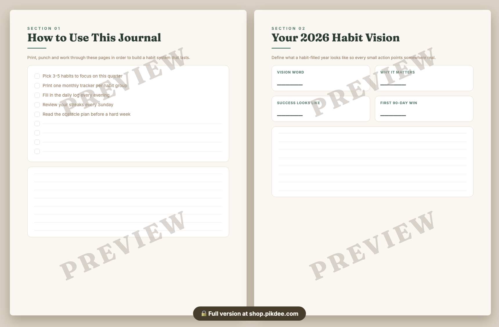 preview pages