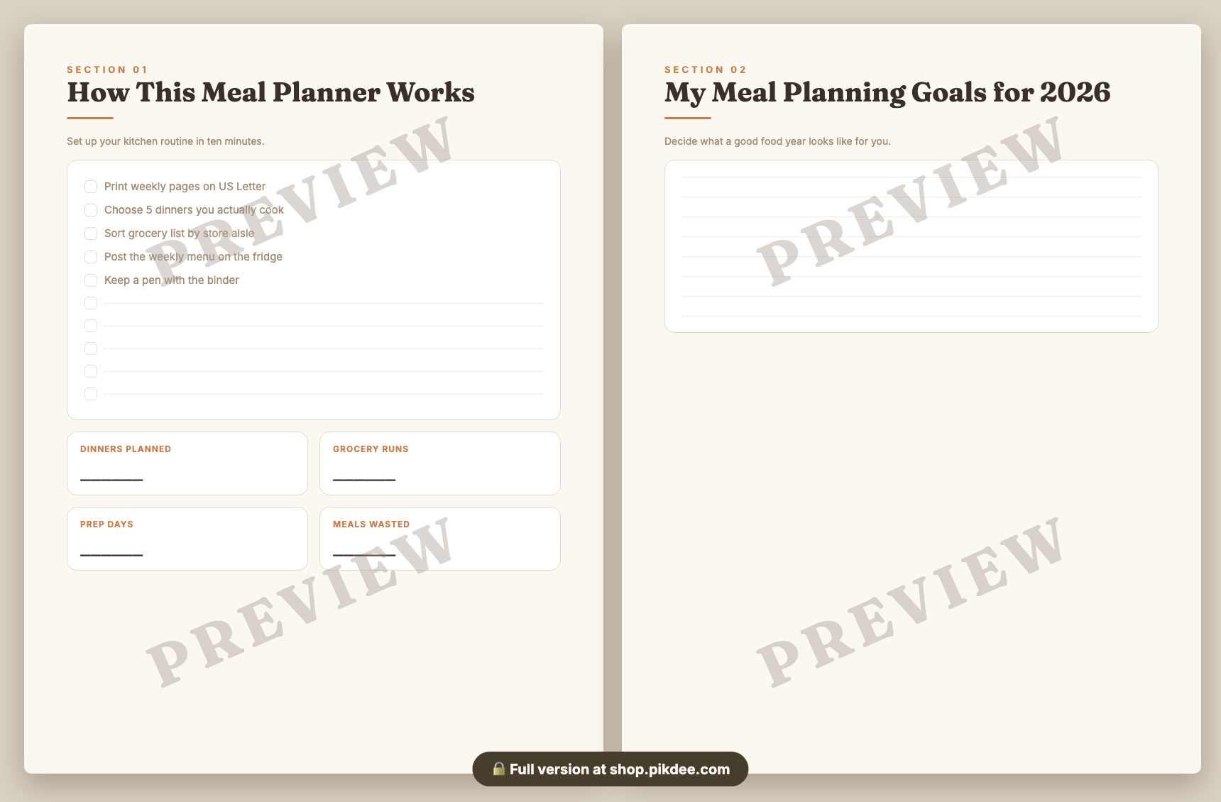 preview pages