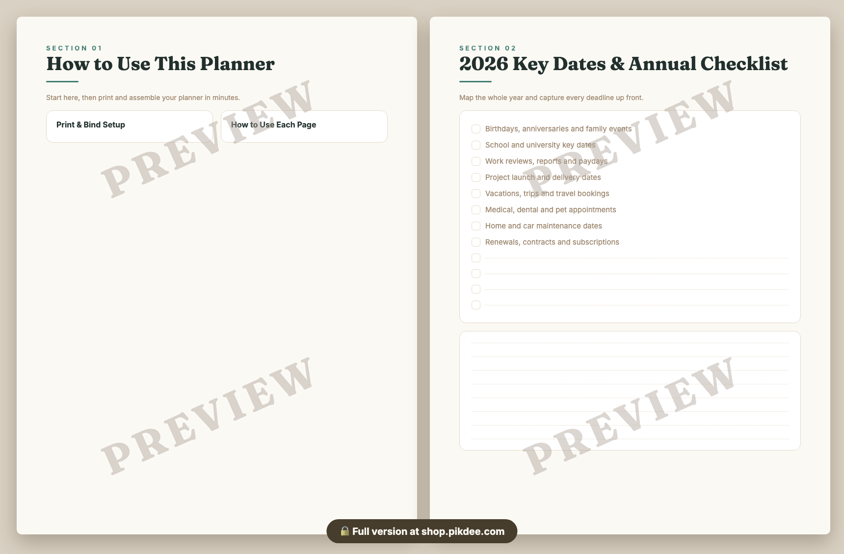 preview pages