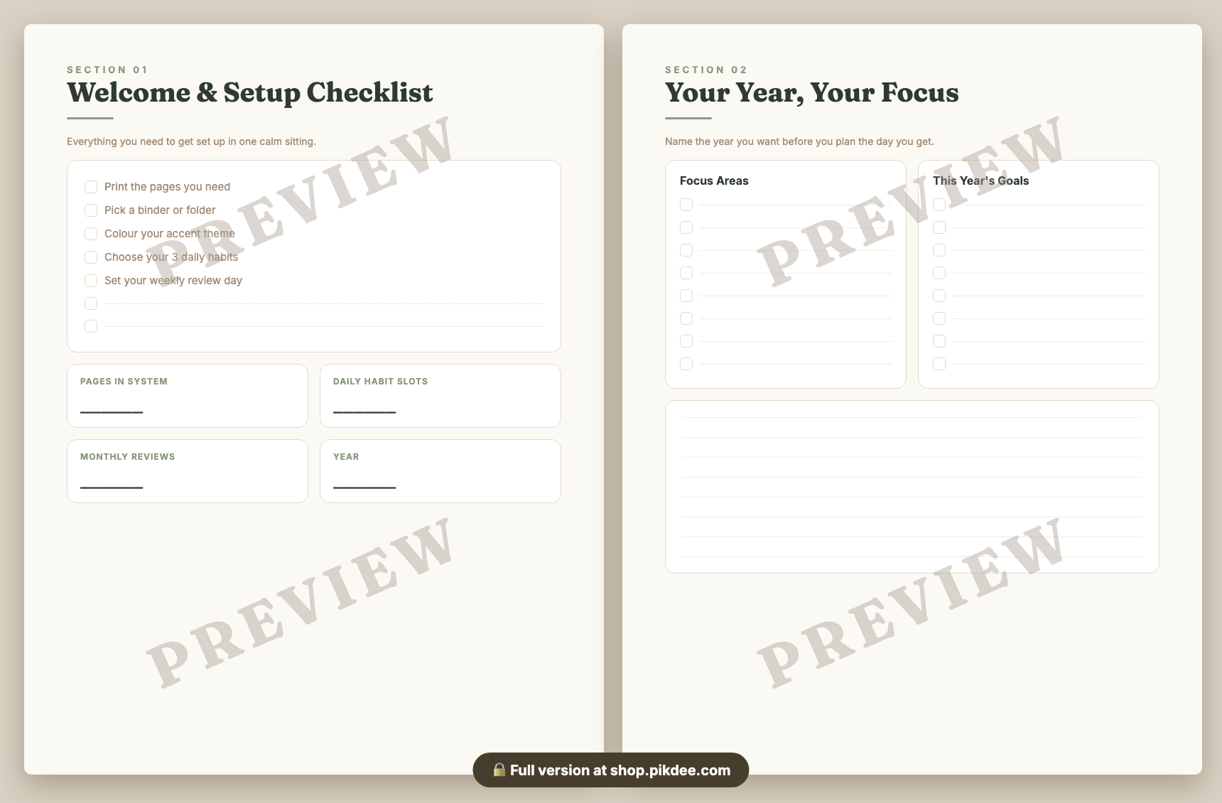 preview pages