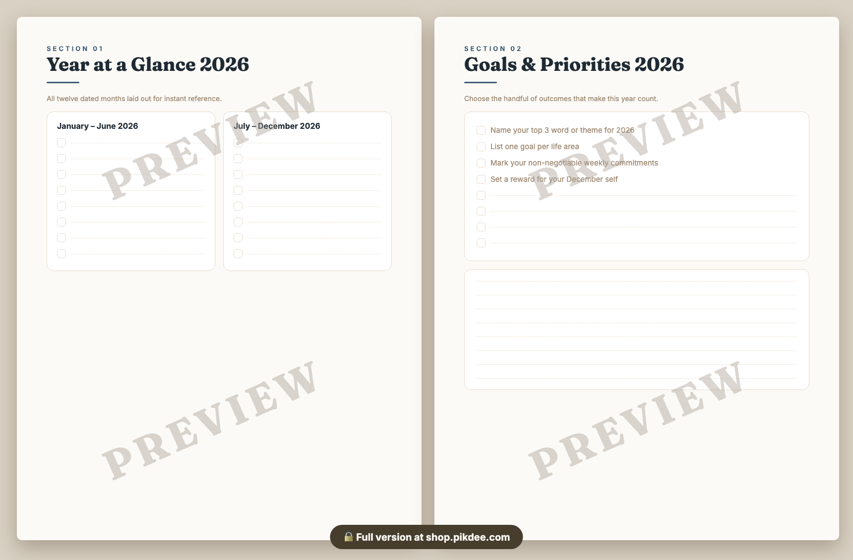 preview pages