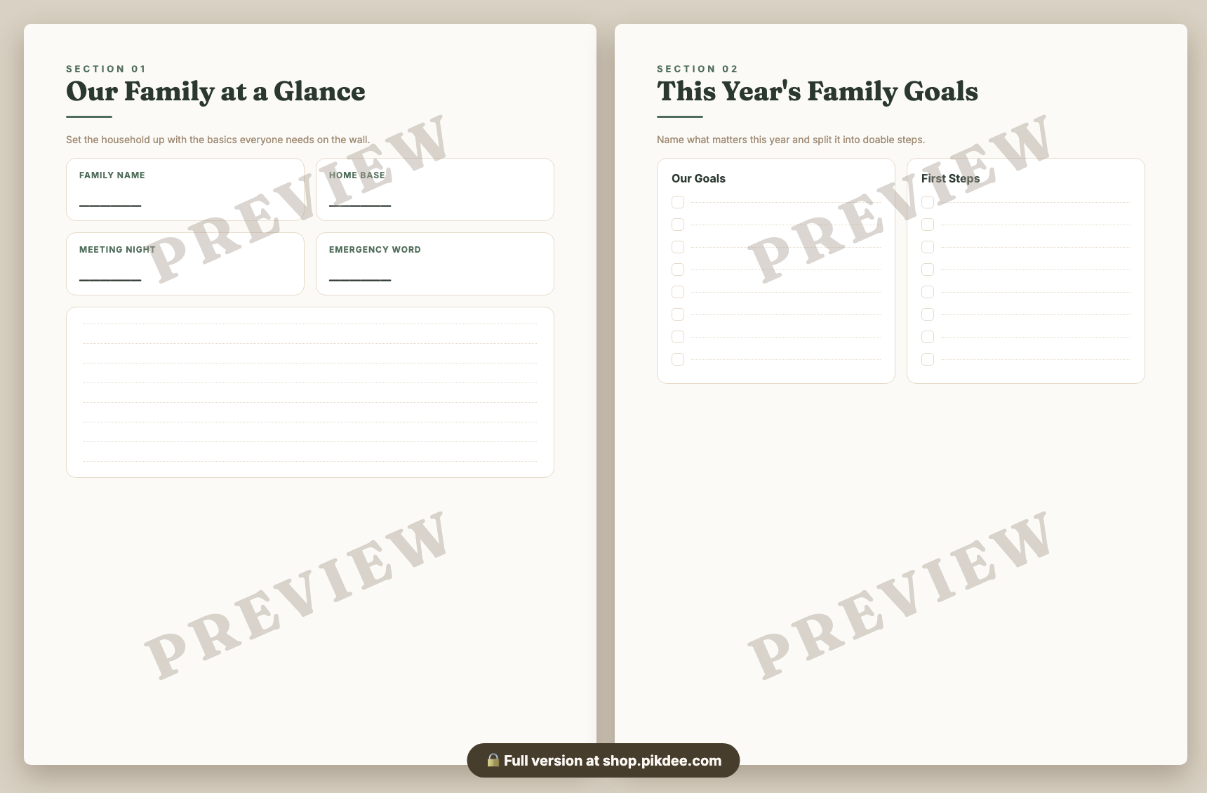 preview pages