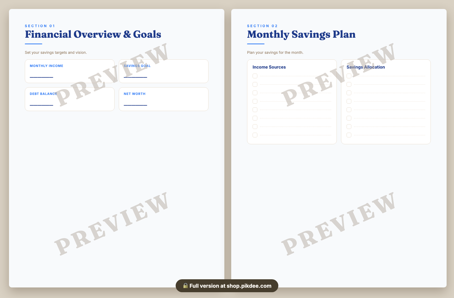 preview pages