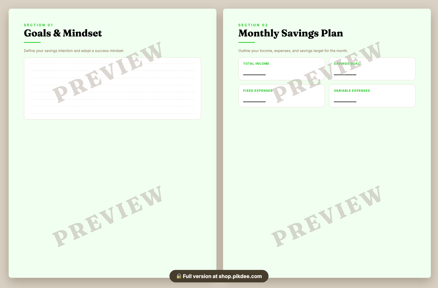 preview pages