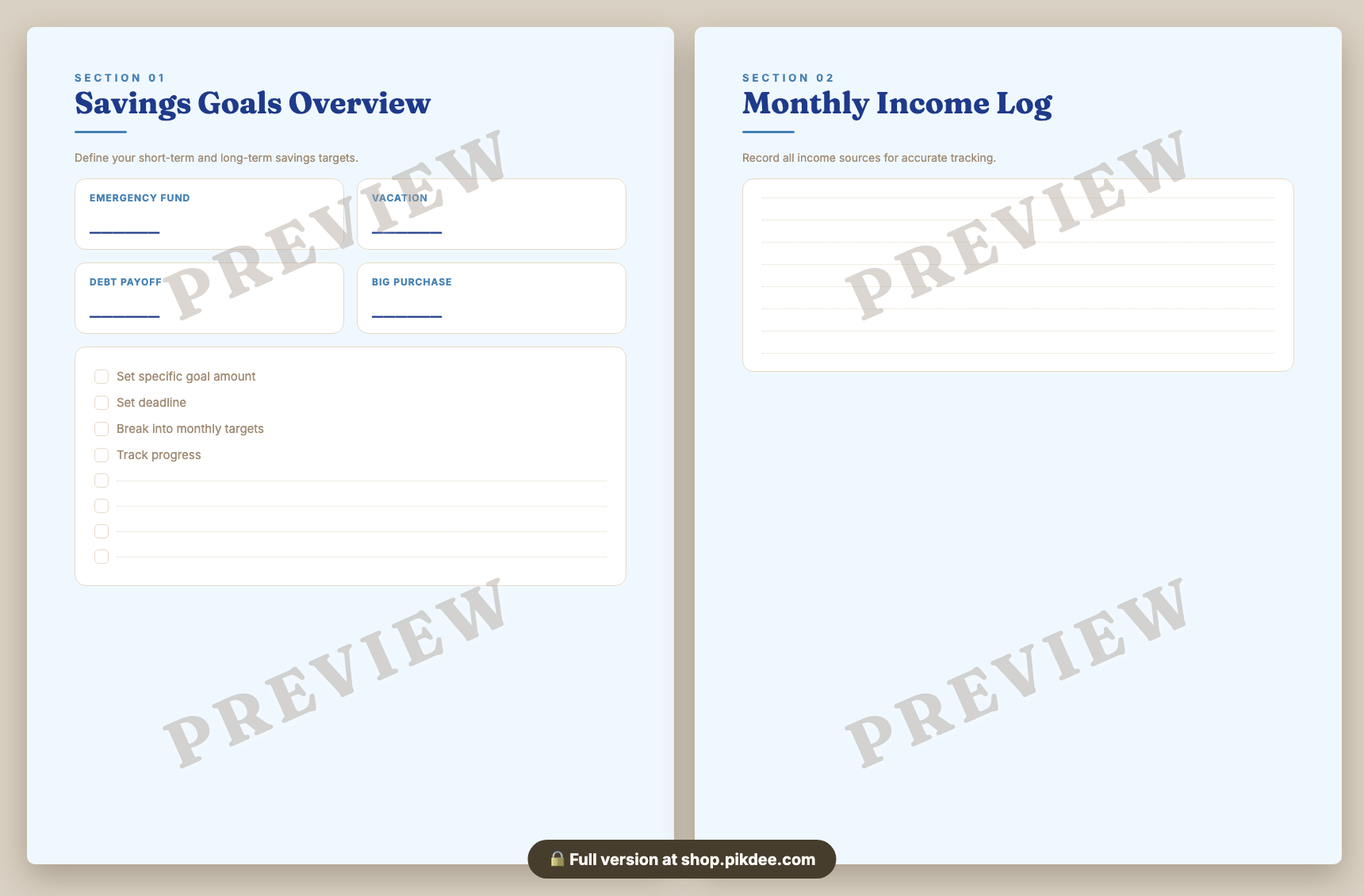 preview pages