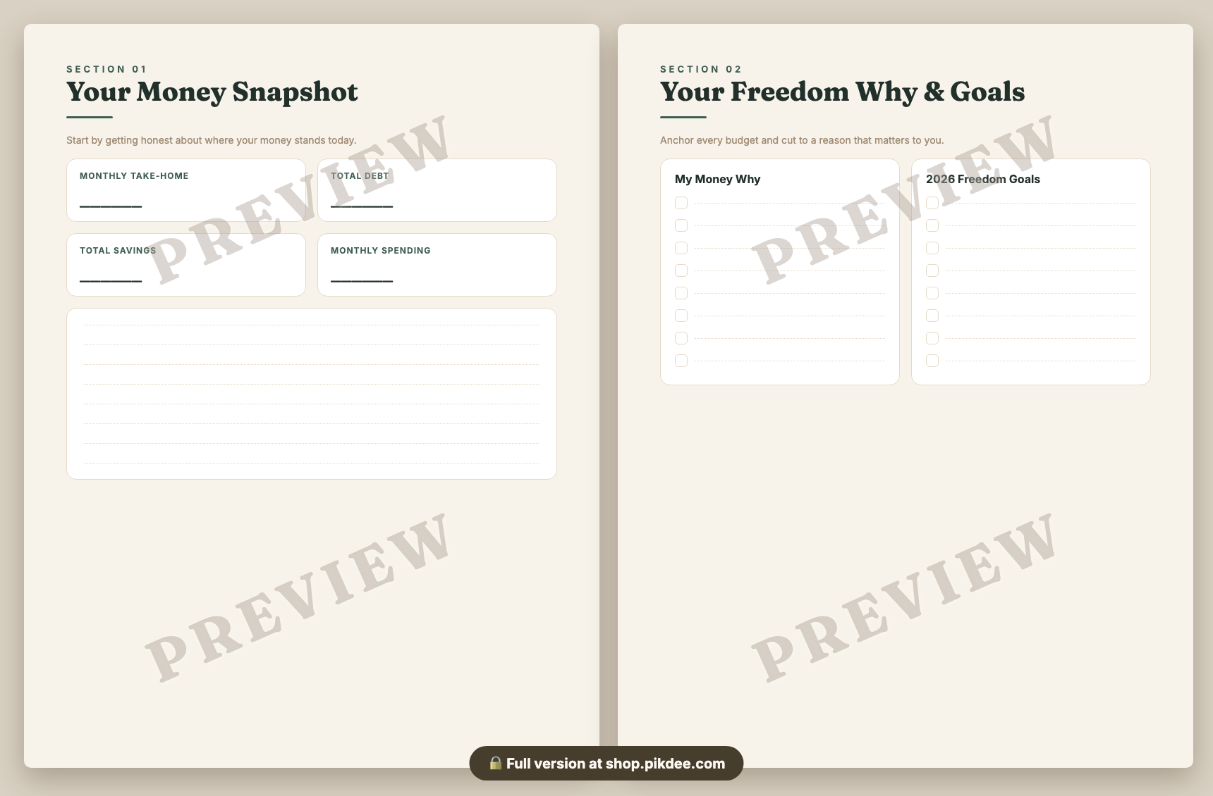 preview pages