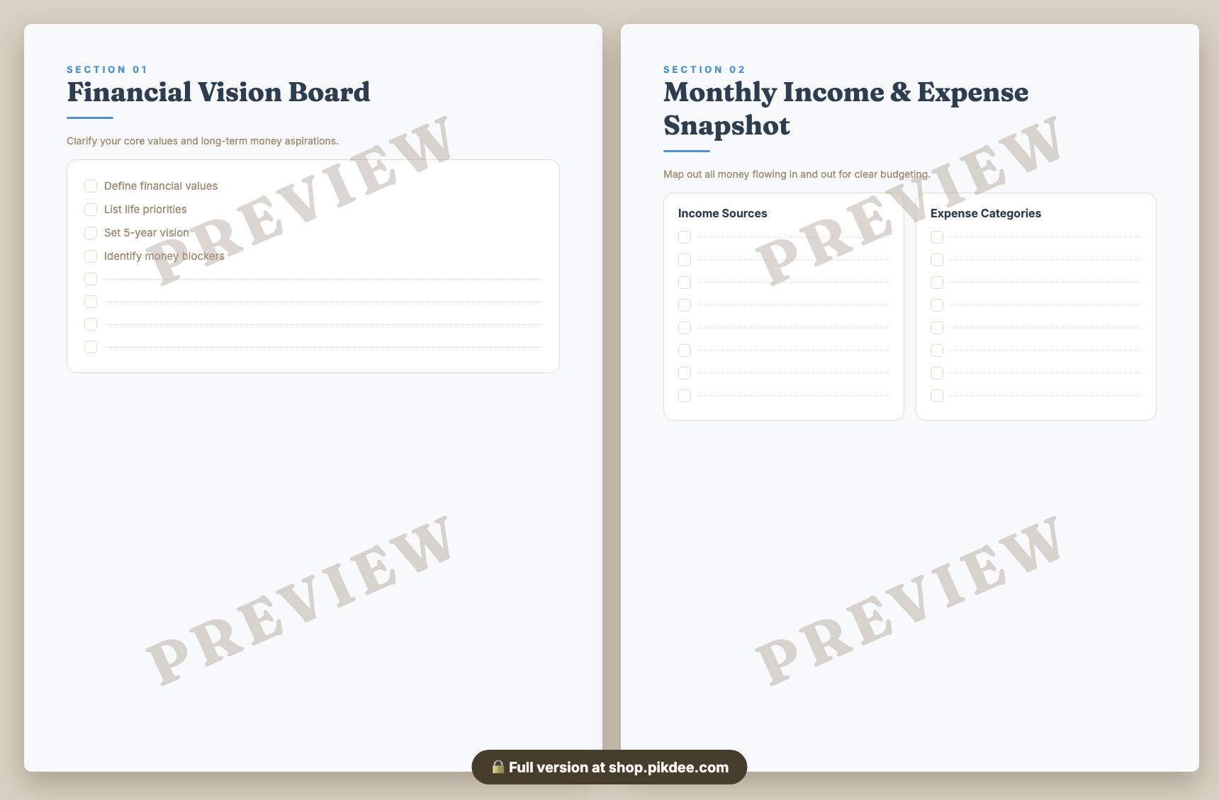 preview pages