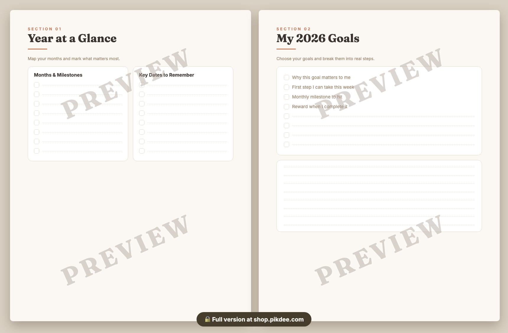 preview pages