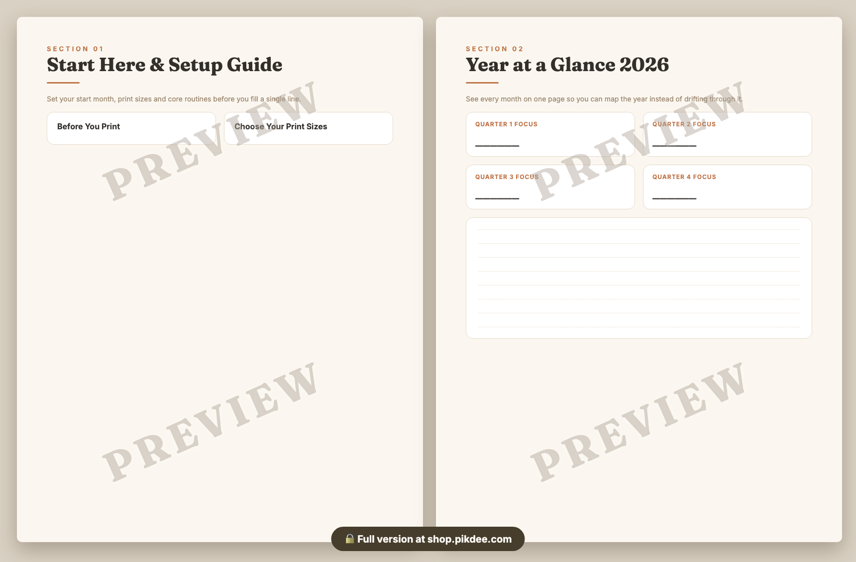 preview pages