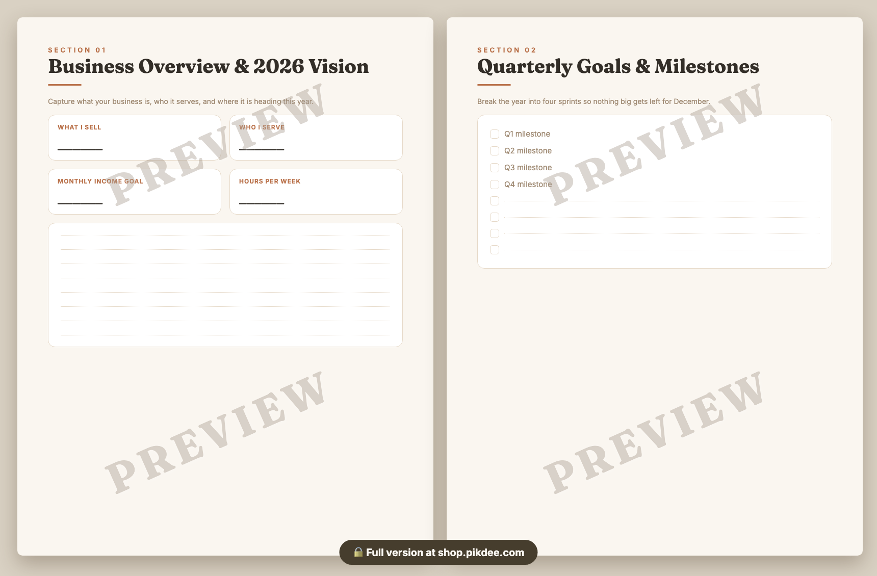 preview pages