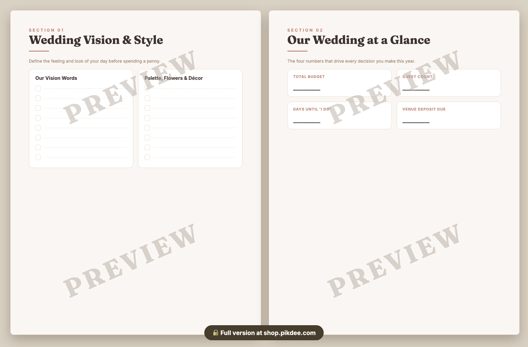 preview pages