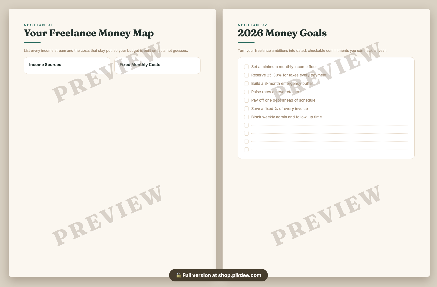 preview pages