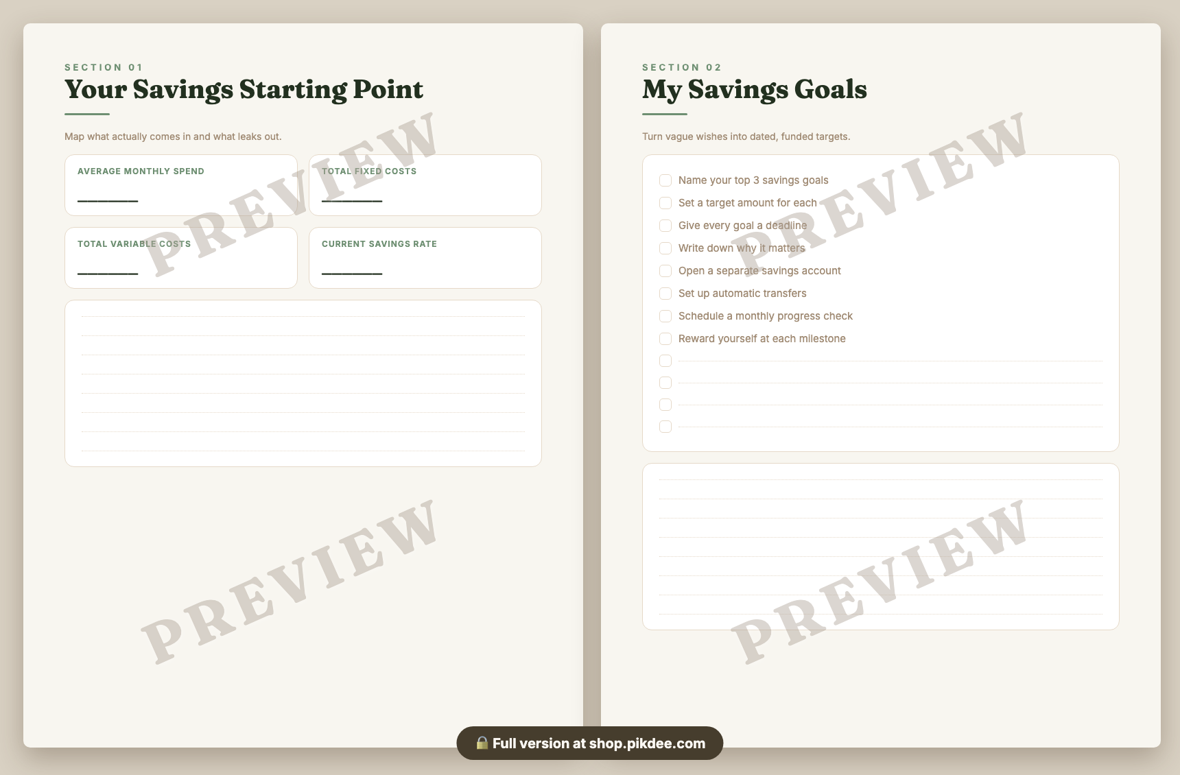 preview pages