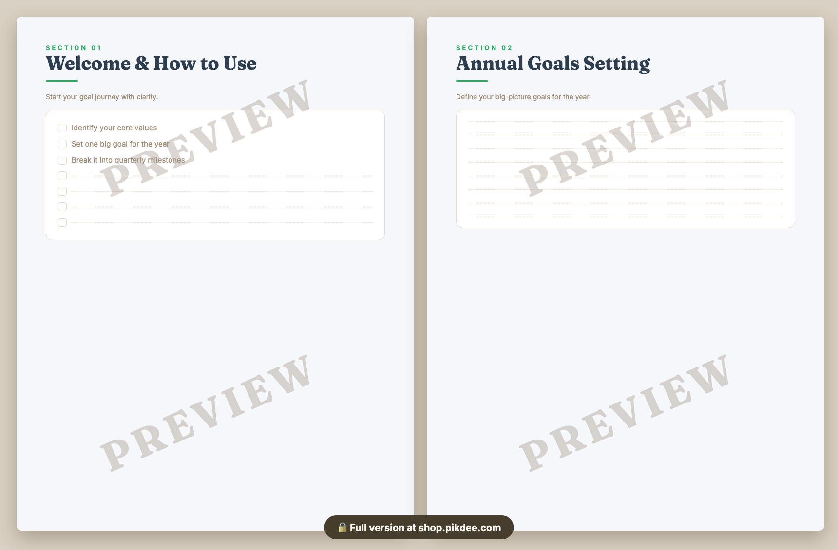 preview pages