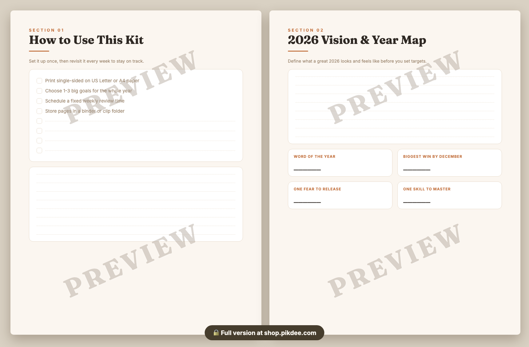 preview pages