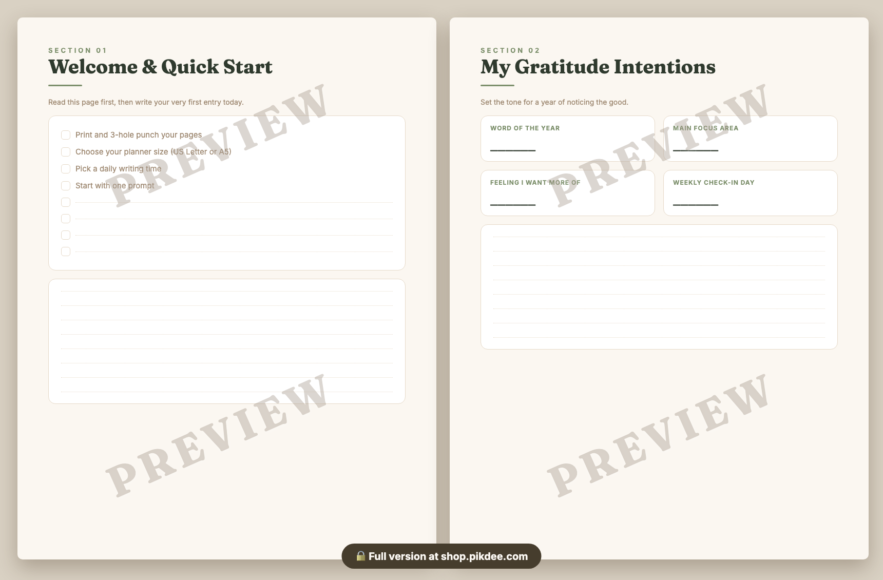 preview pages