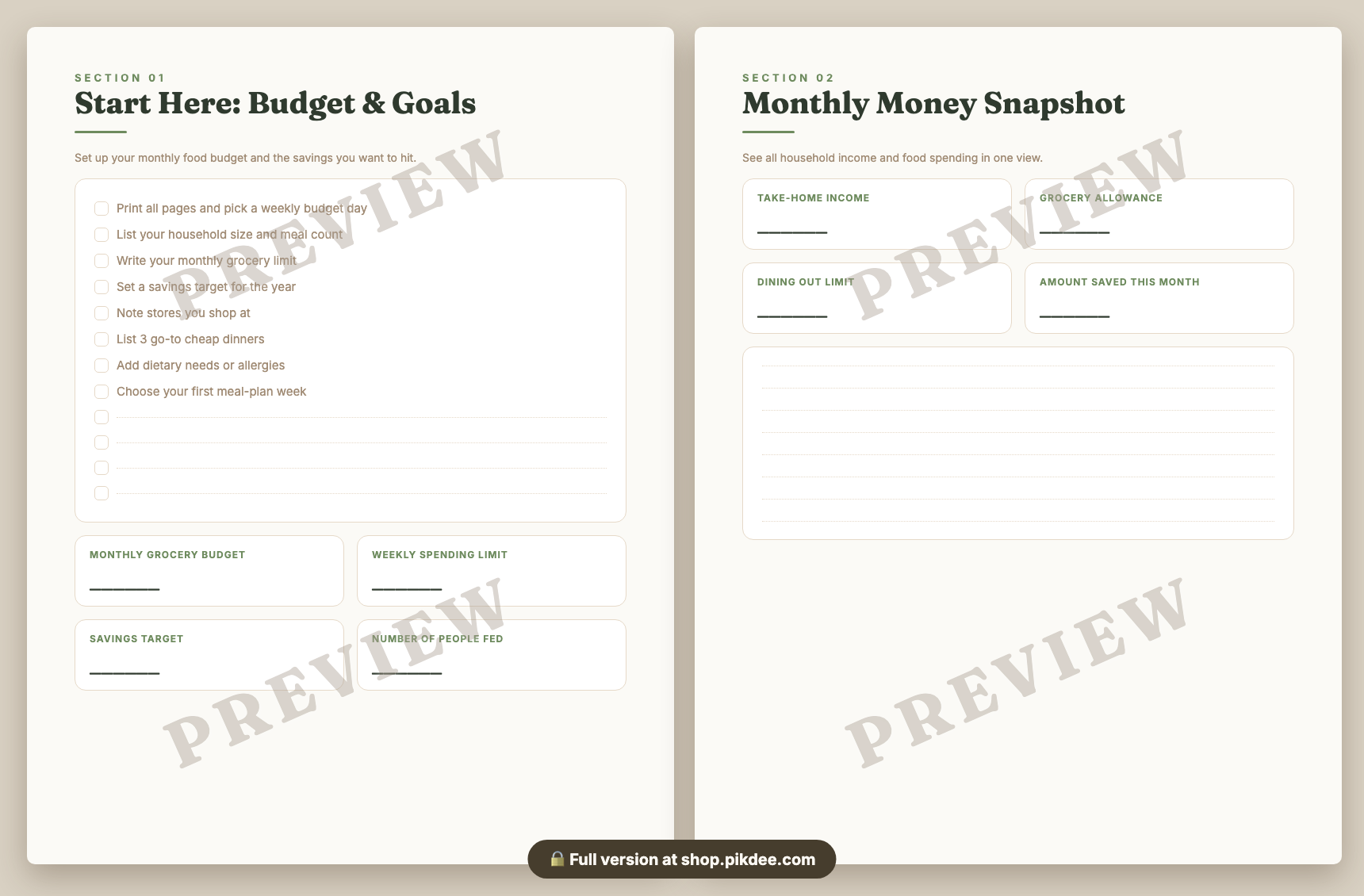 preview pages