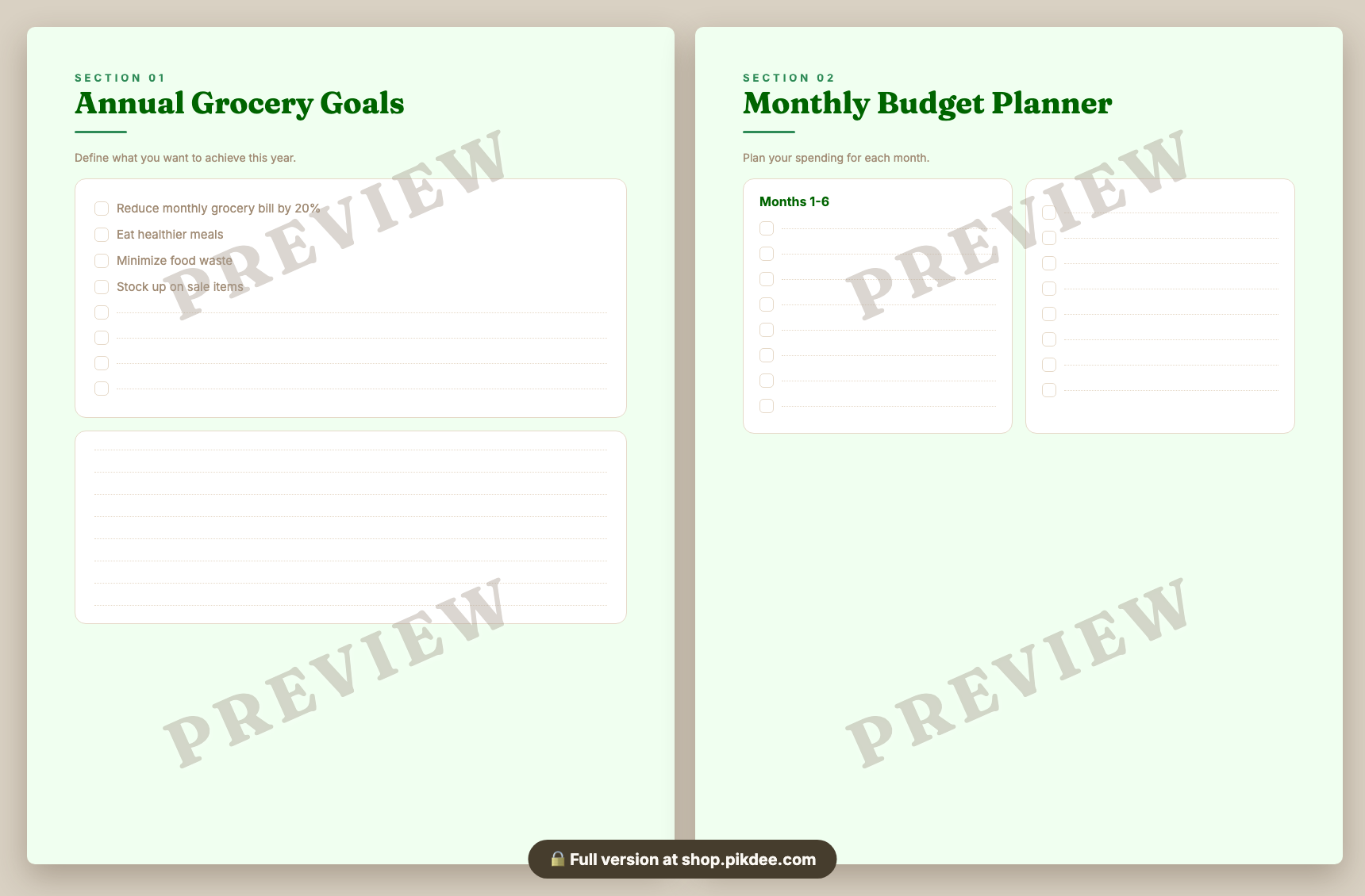 preview pages