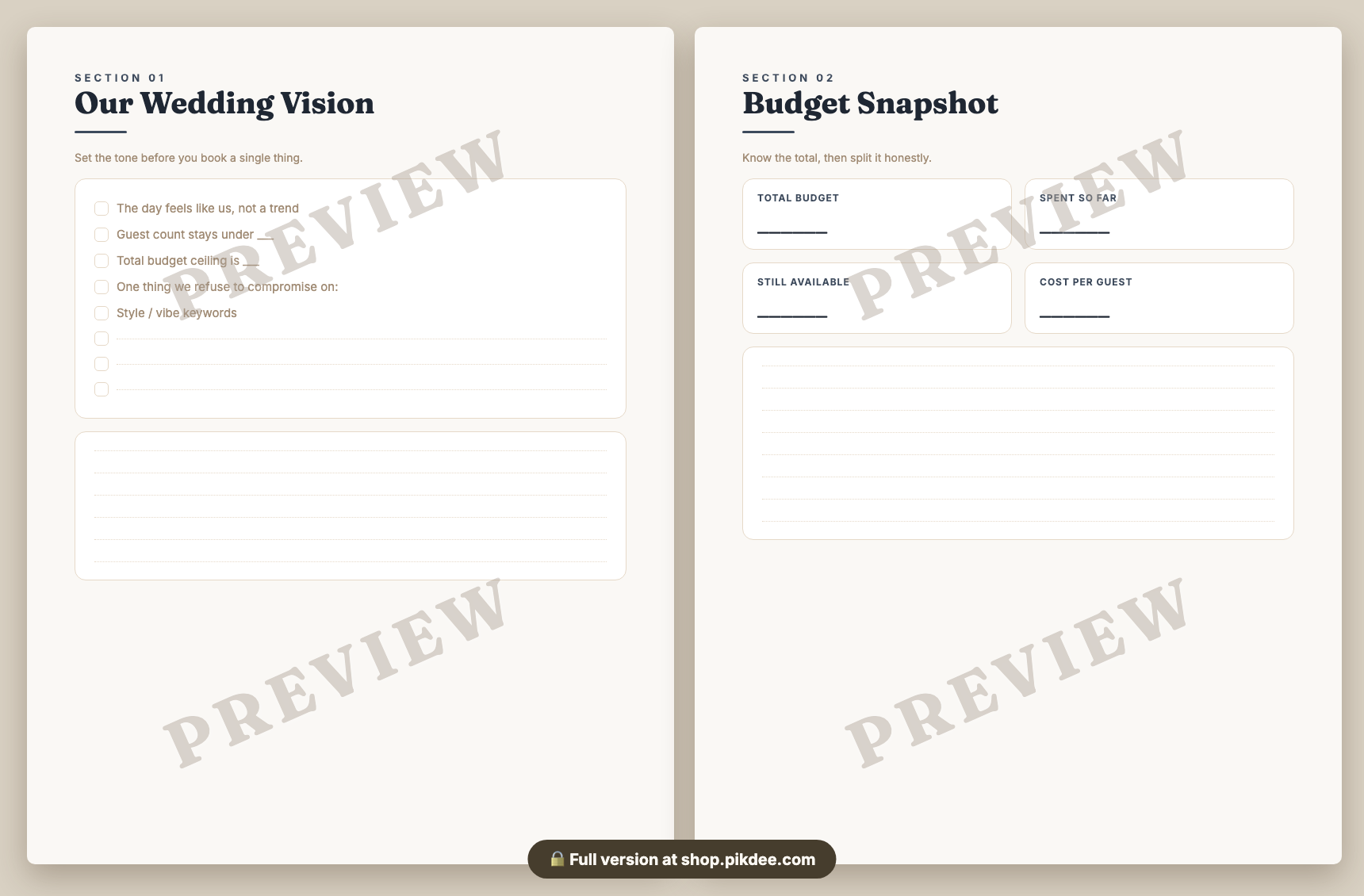 preview pages