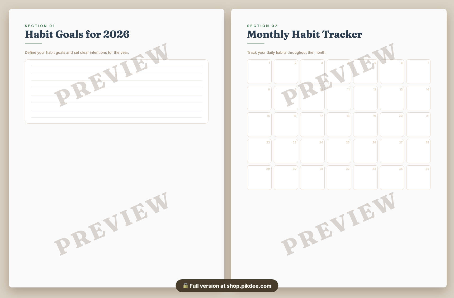 preview pages