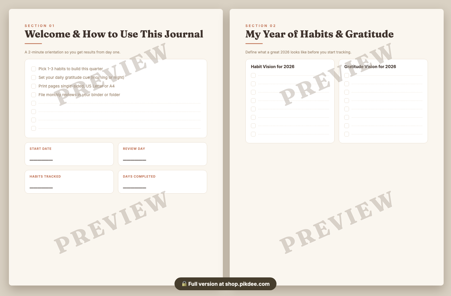 preview pages
