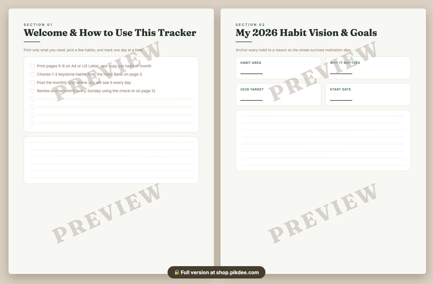 preview pages