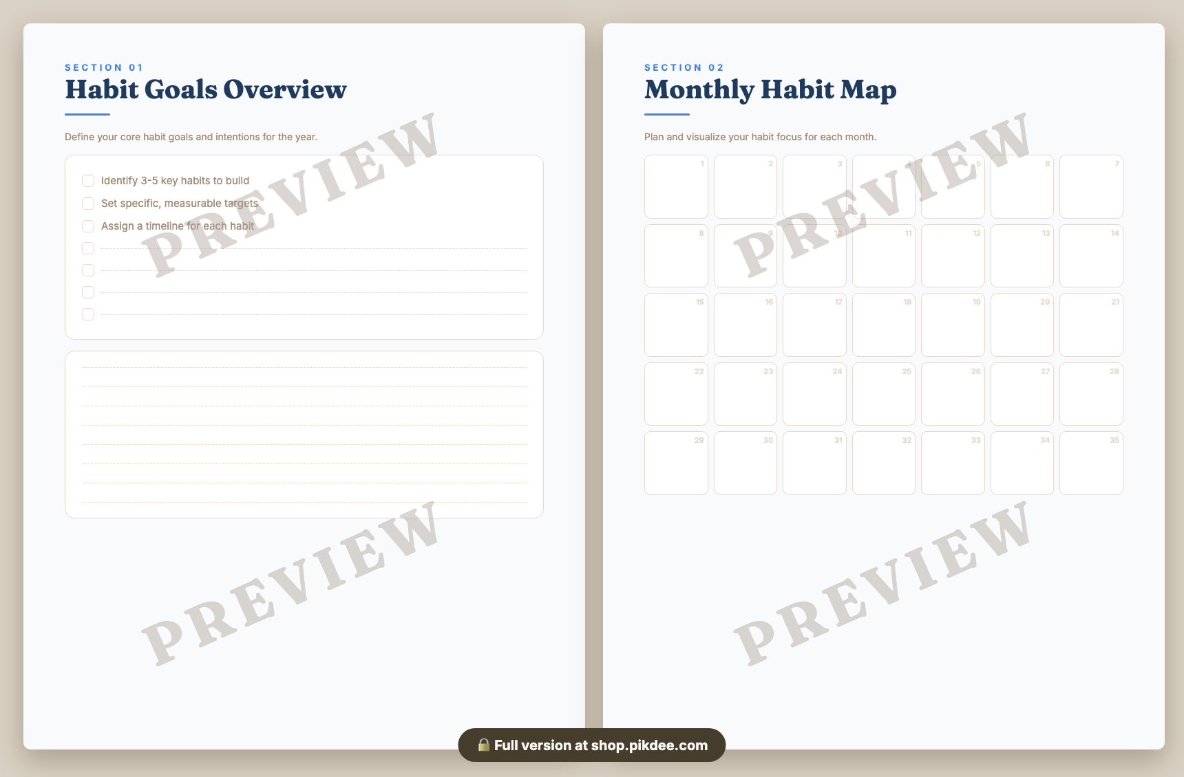 preview pages
