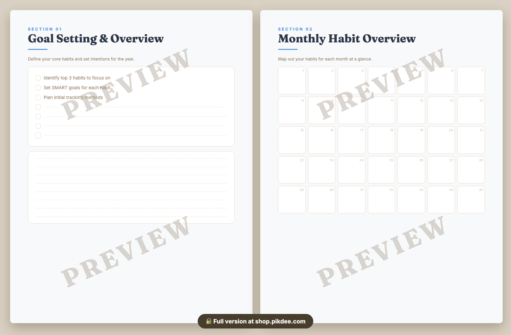 preview pages