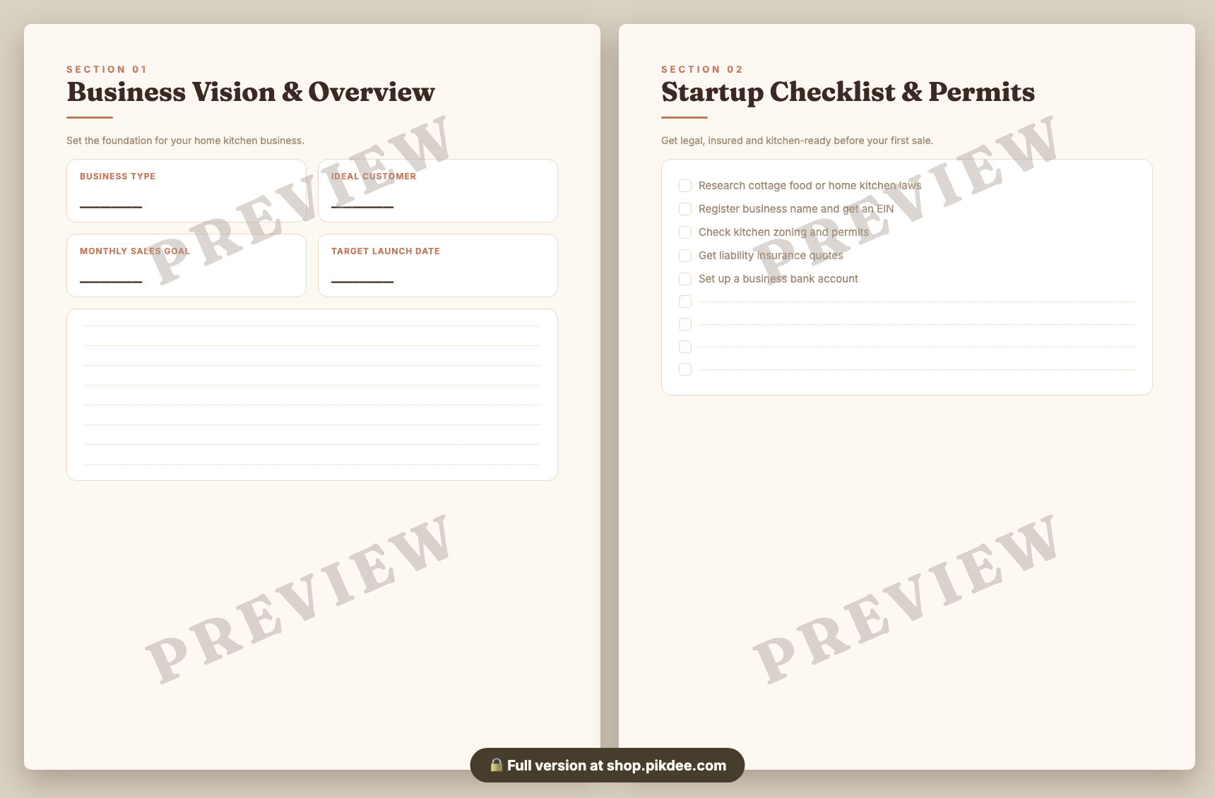 preview pages