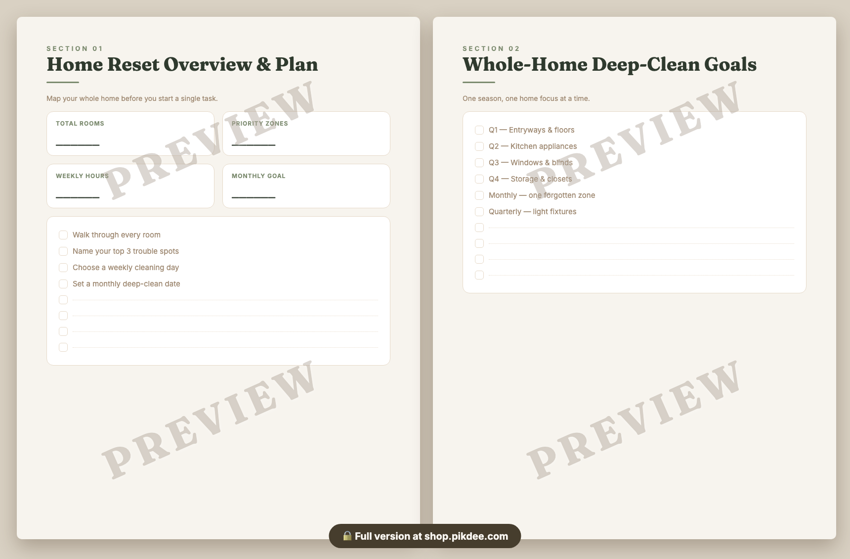 preview pages