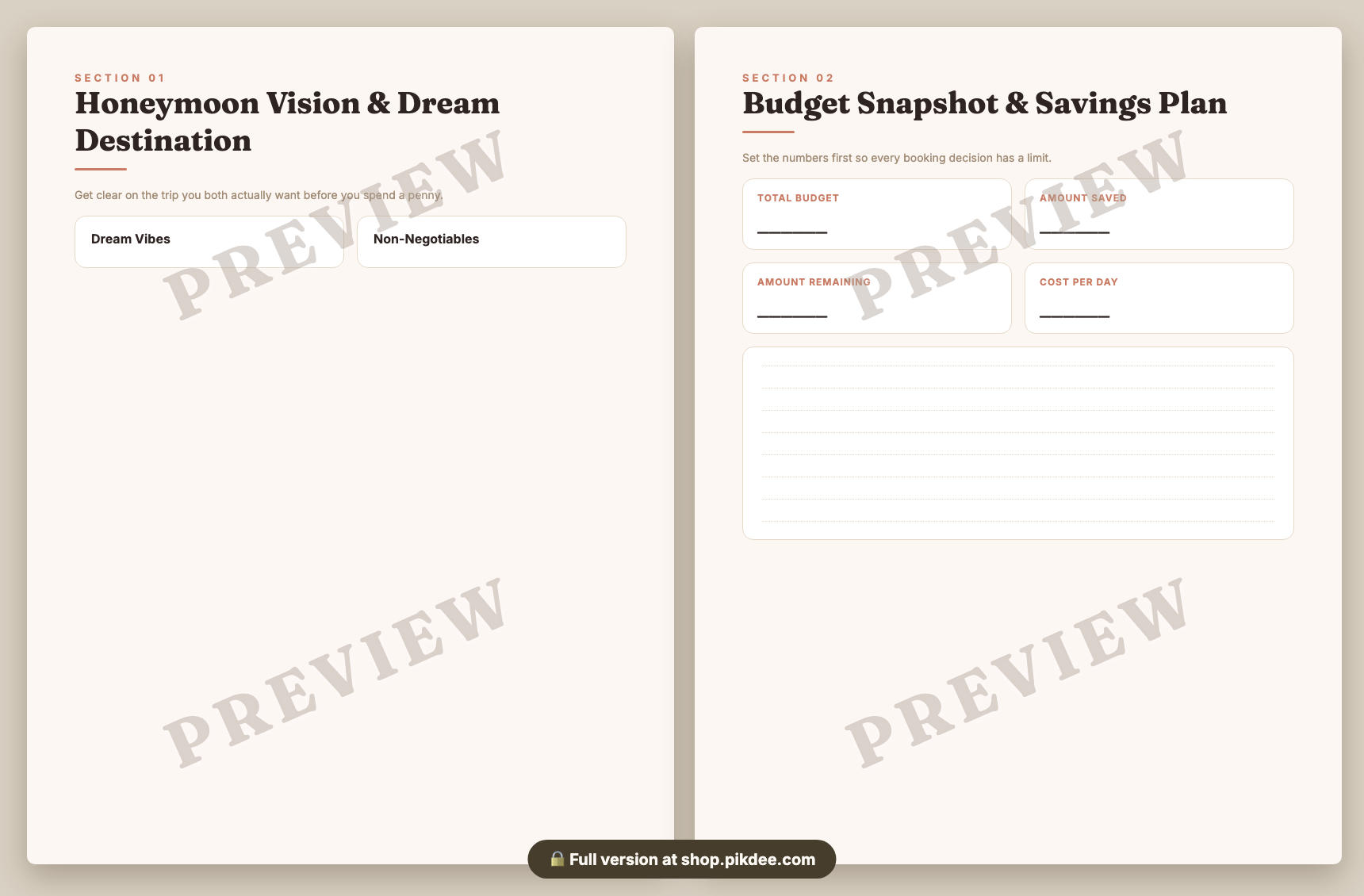 preview pages