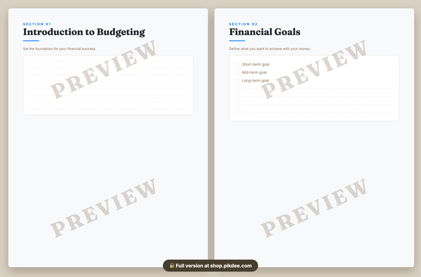 preview pages