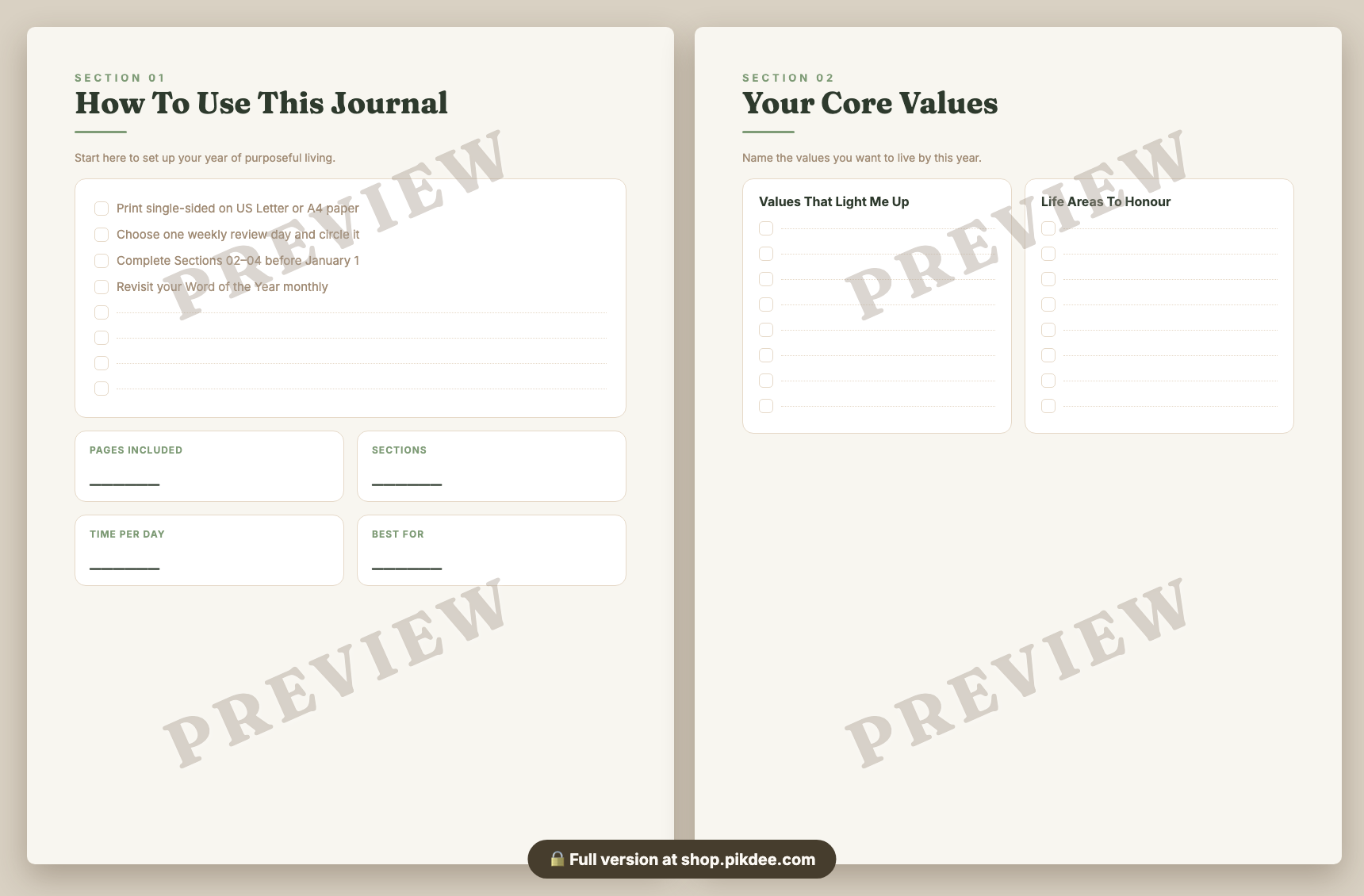 preview pages